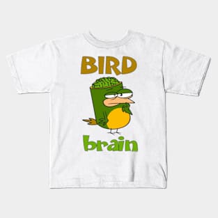 Birdbrain Design for Bird Lovers Kids T-Shirt